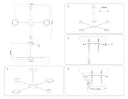 Ambrella Потолочный светодиодный светильник с пультом LineTech FL51631