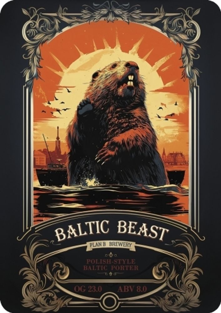 Пиво План Б Балтик Бист / Plan B Baltic Beast 0.45 - банка