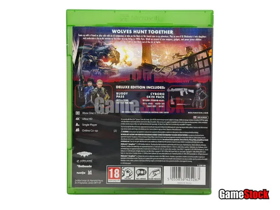 Xbox One/Series X Wolfenstein: Youngblood Deluxe Edition (Б/У, Полностью на русском языке)
