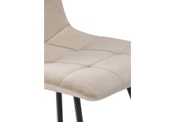 Стул на металлокаркасе Bruk beige / black