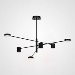 Люстра Motvikt Black 6 By Imperiumloft
