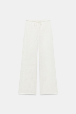 ZARA БРЮКИ В СТИЛЕ РУСТИК, ЭКРЮ