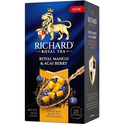Чай в пакетиках Richard Royal Mango & Acai berry 25 шт