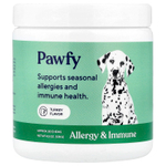 Pawfy, Allergy & Immune, для собак, от 6 месяцев, для индейки, 30 жевательных таблеток, 128 г (4,5 унции)