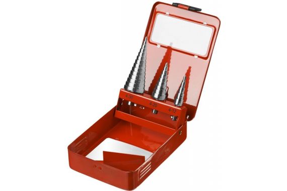 4-30 мм, 3 шт, сталь Р4М2, набор ступенчатых сверл (29665-4-30-H3)