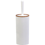 Ёрш для унитаза Fixsen White Boom напольный, пластик, белый (FX-412-5)