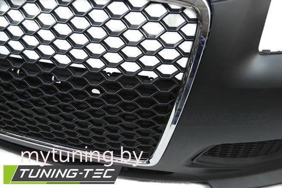 Бампер передний RS STYLE CHROME BLACK для AUDI A3 8P