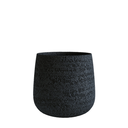 Кашпо CONE EROSIA BLACK D32 H36