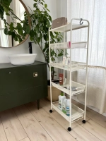 Этажерка 5-секционная «Ладья 25КС», цвет белый, 44*25*119см