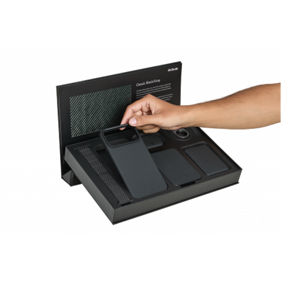 Подарочный набор из 6 аксессуаров Pitaka, черный