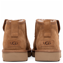 UGG Mens Classic Ultra Mini Zip Boot Chestnut