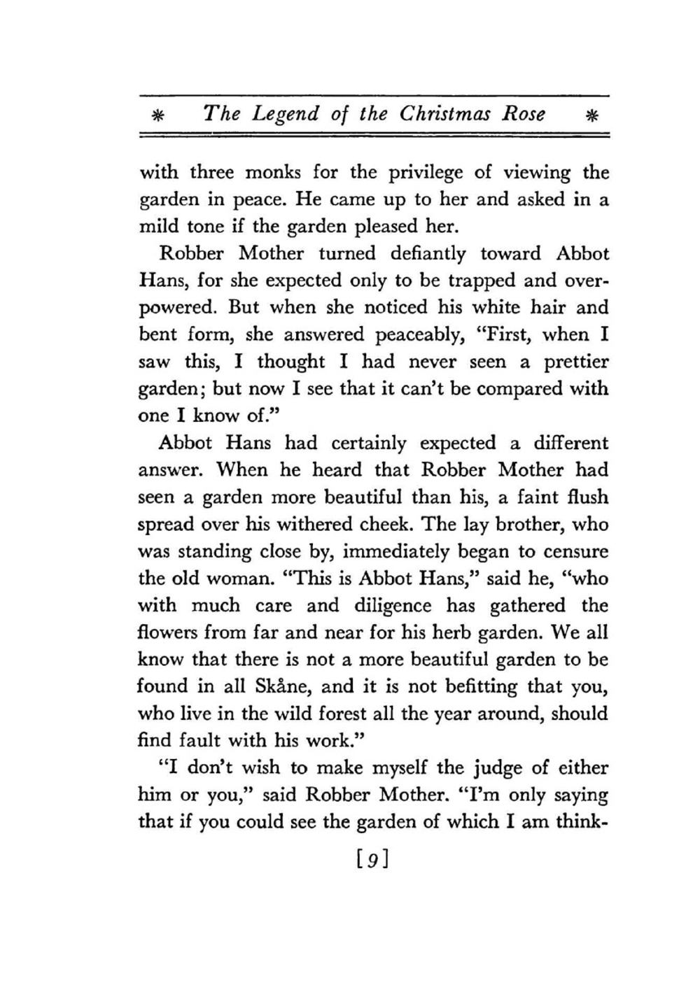 The legend of the Christmas rose | Lagerlöf Selma