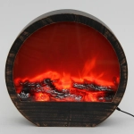 Сувенир с подсветкой «КАМИН - Огненный шар» 30,5*9,3*29 см (питание от USB и батареек)