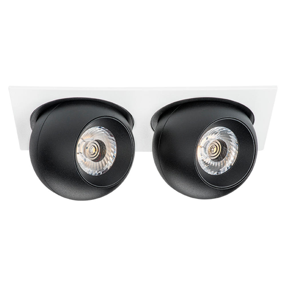 i5267474 Светильник INTERO LED 9W*2 850LM*2 24G БЕЛЫЙ/ЧЕРНЫЙ 4000K (217526+217074+217074)
