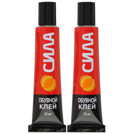 Набор клея СИЛА SET2-SHO30 обувной 2 шт х 30 мл