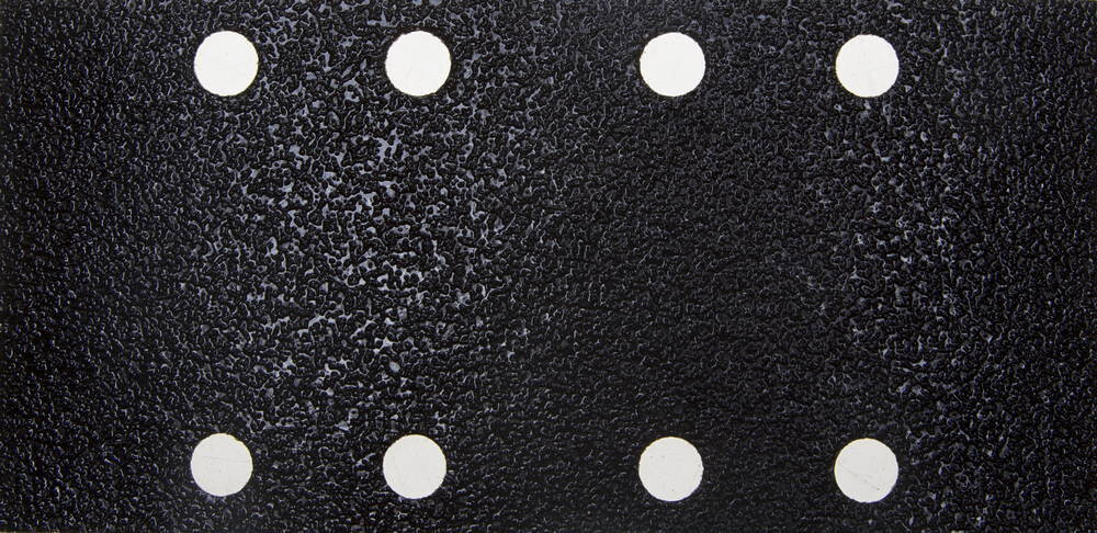 Лист шлиф. универсал. URAGAN ″Оптимален для мягких пород дерева″ 8 отверстий по линии, для ПШМ, P60, 80х166мм, 50шт