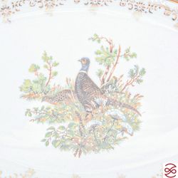 Блюдо овальное Repast Охота зеленая Мария-тереза 33 см