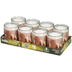 Свеча Bolsius сервировочная в стеклянной банке "Cork", 50 часов горения, 100% парафин, 8