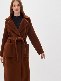 Пальто женское тедди чебурашка, SilverFox (арт. S956cz)