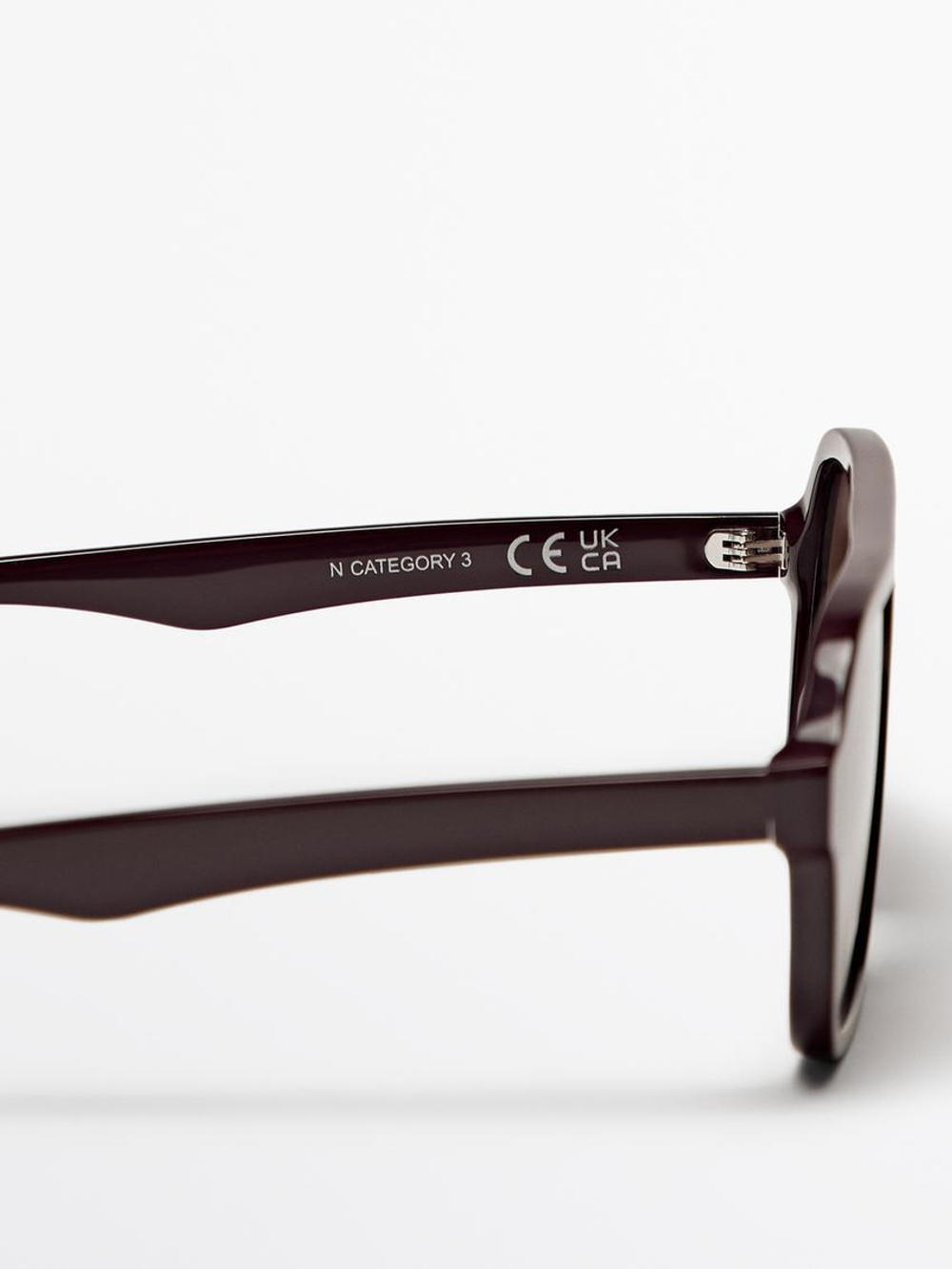 Massimo Dutti Солнцезащитные очки-авиаторы, фиолетовый