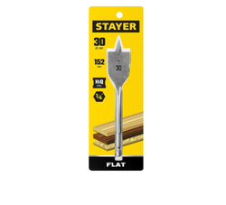 Сверло перьевое по дереву FLAT 30 мм Stayer 2950-30_z01