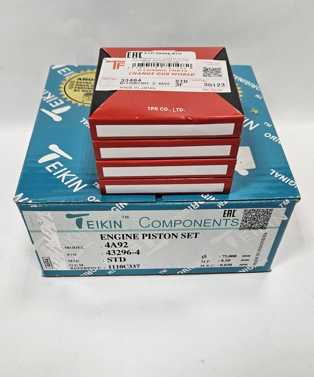 Поршни Teikin с кольцами TP STD 3A92/4A92