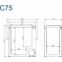 Компрессорный автохолодильник Alpicool C75 (12/24V)