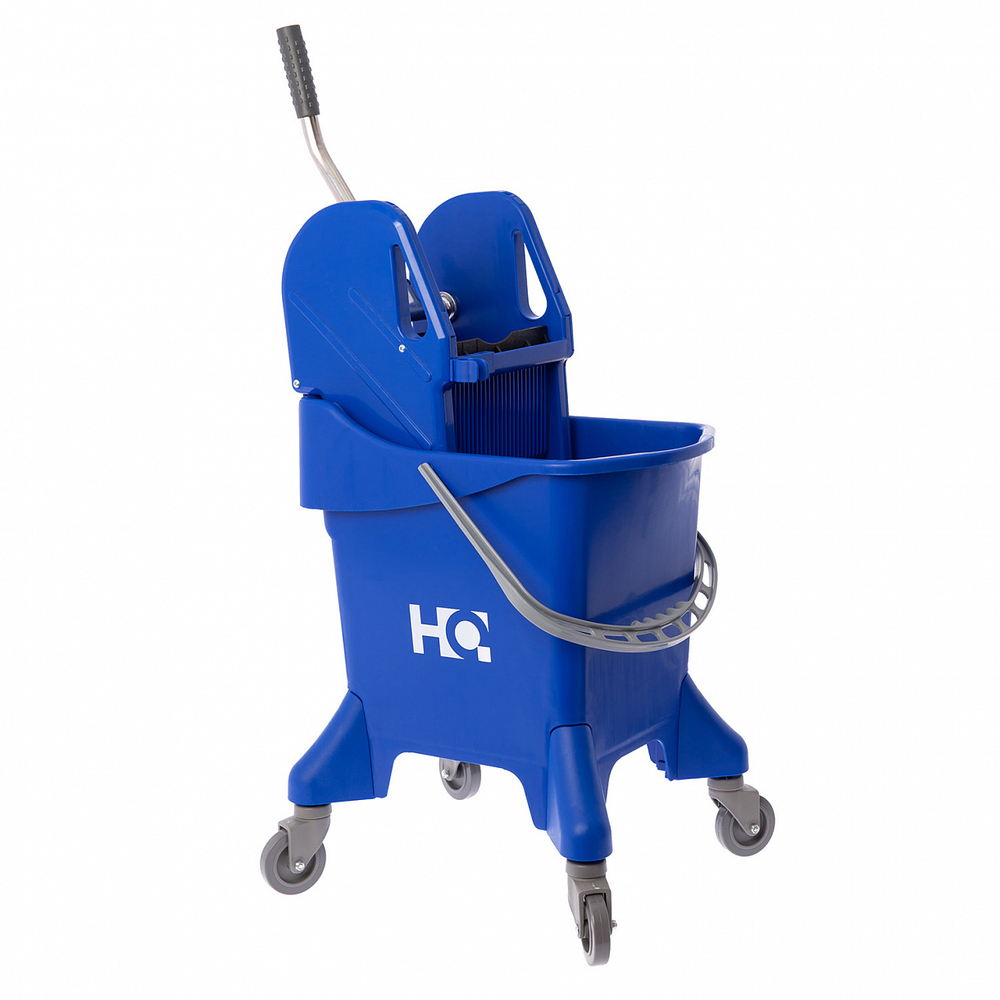 Ведро на колесах с универсальным отжимом, синее, 31 л HQ Profiline