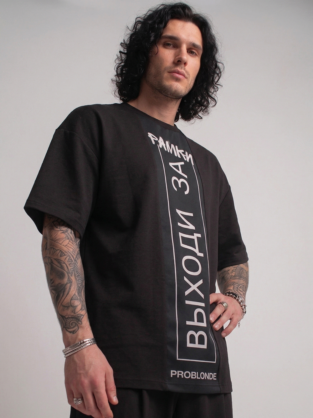 Футболка для парикмахеров НУМЕРО 1 мужская принт Рамки