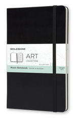 Блокнот для нот Moleskine Music Notebook (ARTQP081) 13х21 см, 192стр., твердая обложка, черный