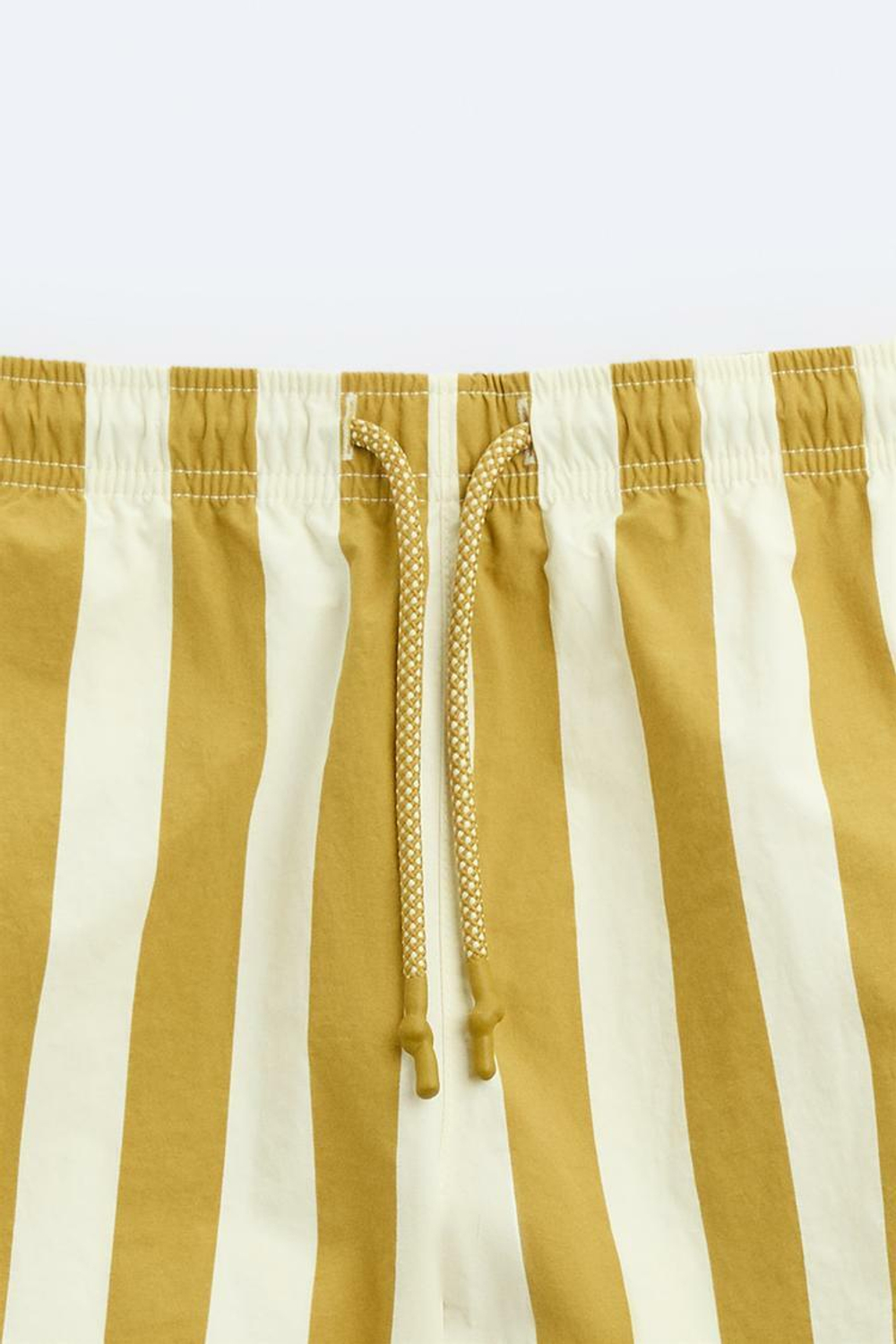 ZARA ПОЛОСАТЫЕ ПЛАВКИ, БЕЖЕВЫЙ