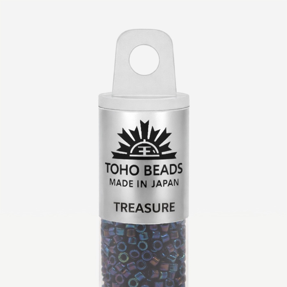 Японский бисер TOHO Treasure (№82), металлизированный, непрозрачный глянцевый