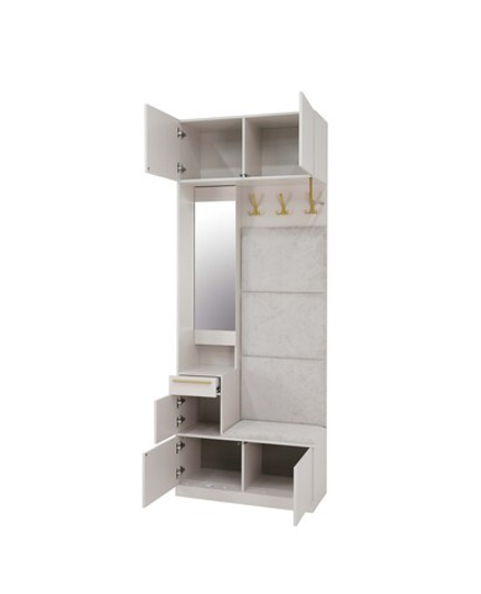 Прихожая Ивару Николь-1 Сатиновое золото