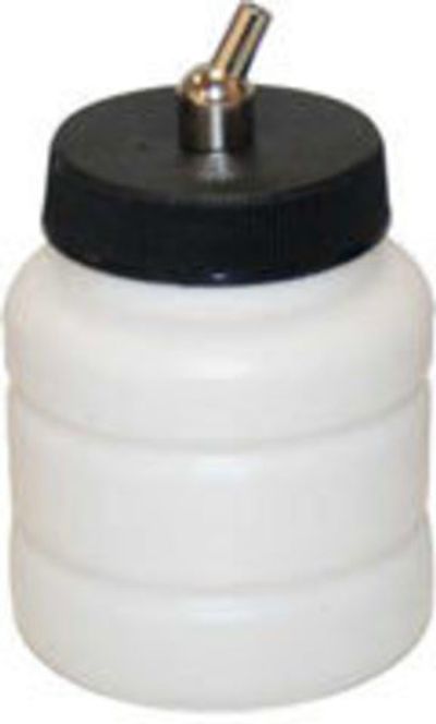 Широкая баночка для краски с крышкой 80мл, с штуцером 60