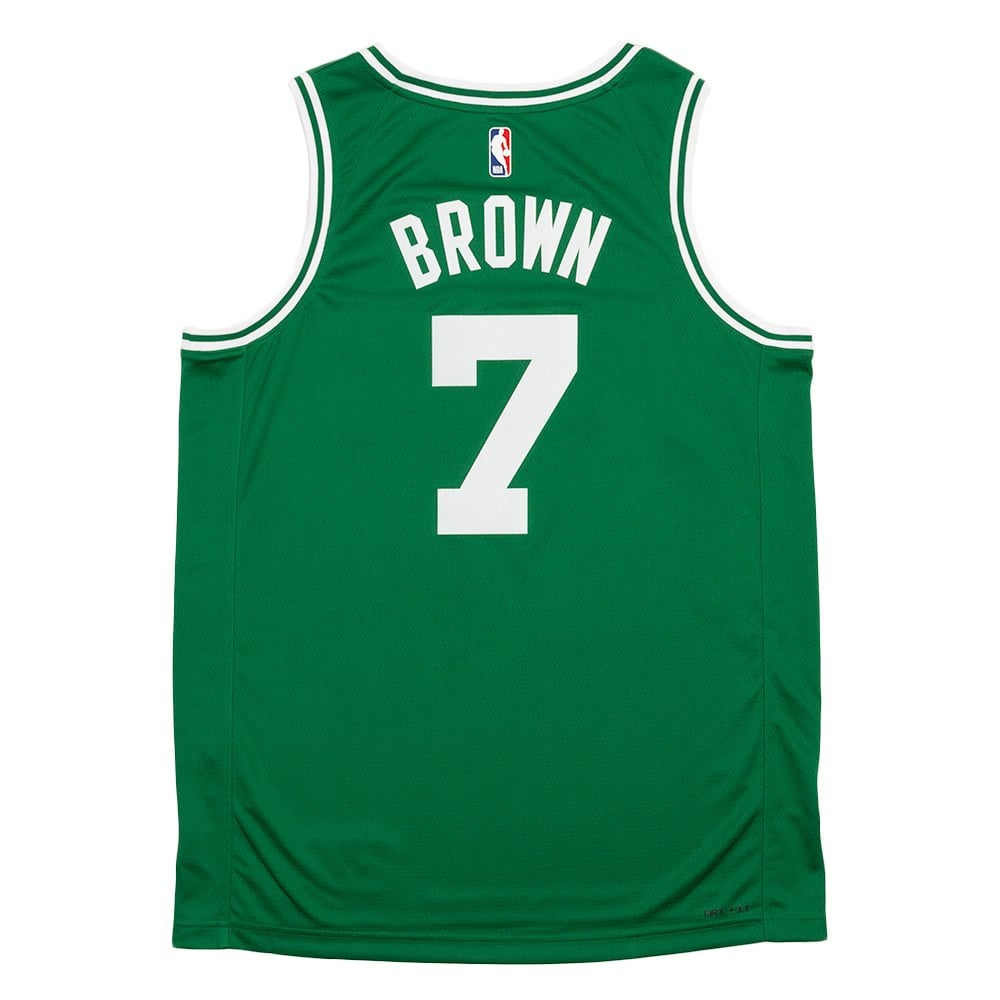 Баскетбольная мужская джерси Nike Dri-FIT NBA Swingman Boston Celtics Icon Edition 2022/23 Jaylen Brown