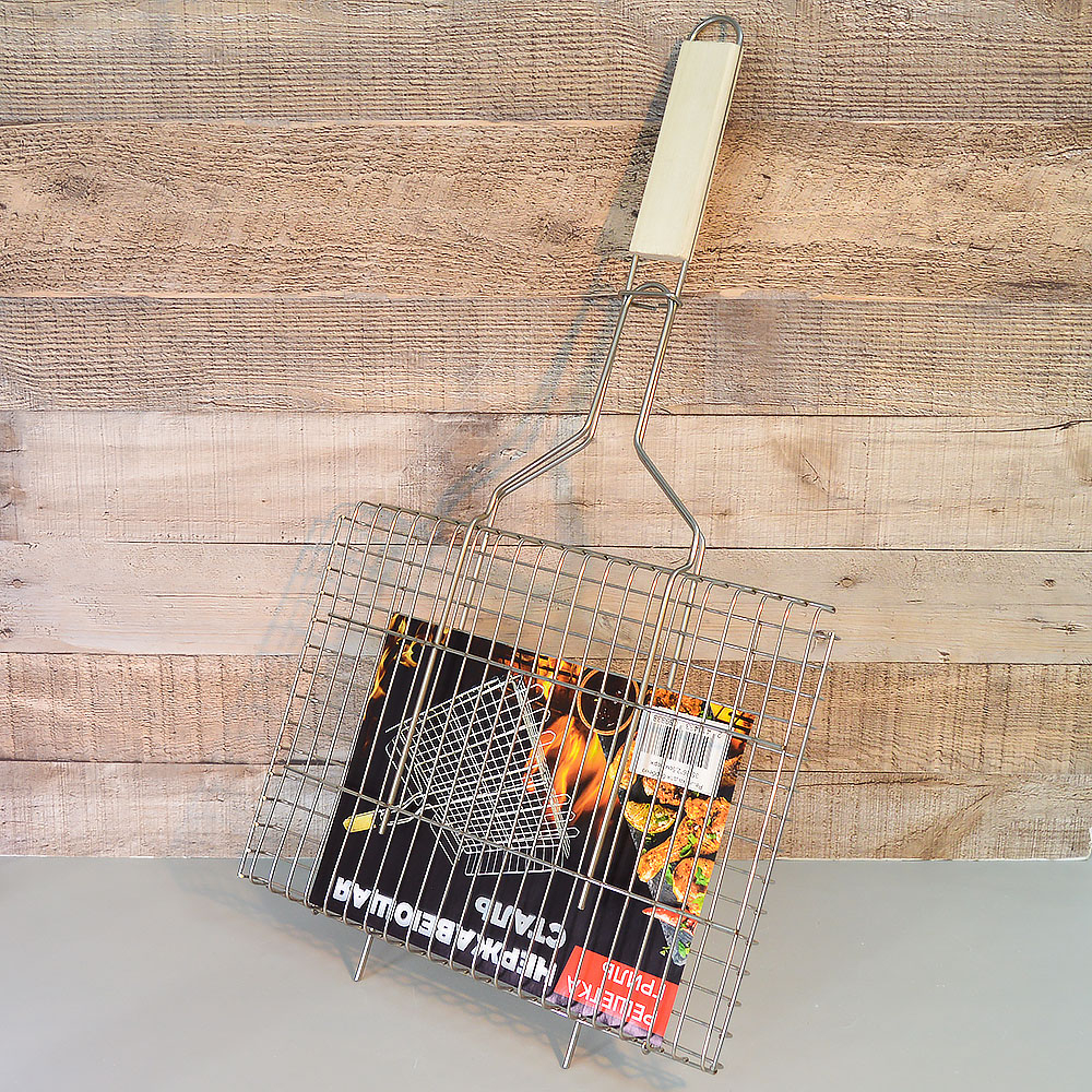 Решетка для барбекю 35*26*2,5см нерж