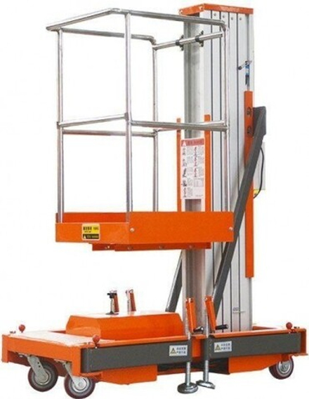 Передвижной телескопический подъемник TOR GTWY10-100 125 кг 10 м dc 1-мачтовый (автономный) 1015937