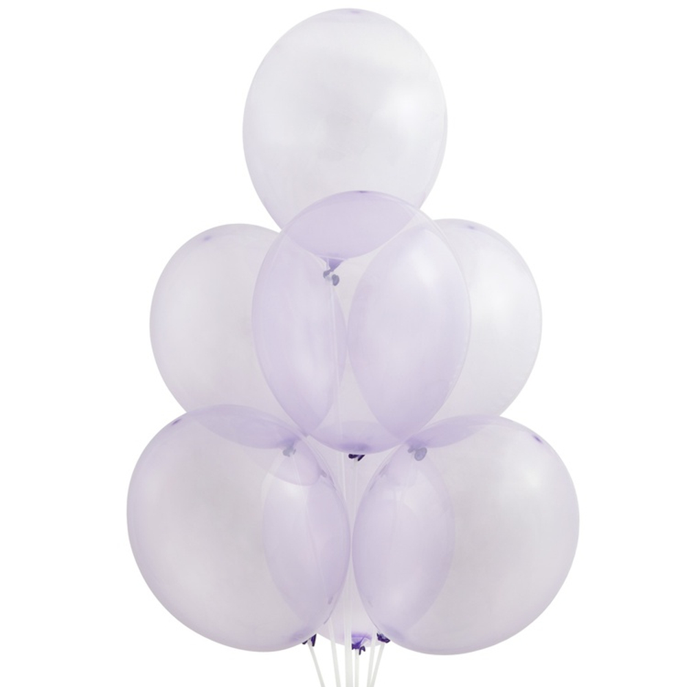 Шар 14" Bubble Purple Кристал Экстра Belbal