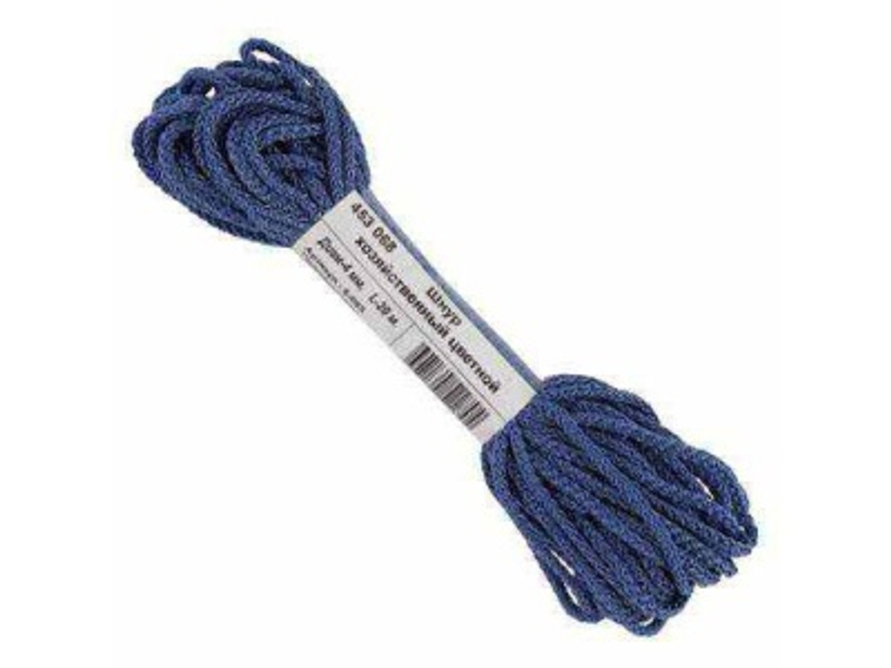 Шнур хозяйственный плотный  №5 20м цветной (150шт/уп)