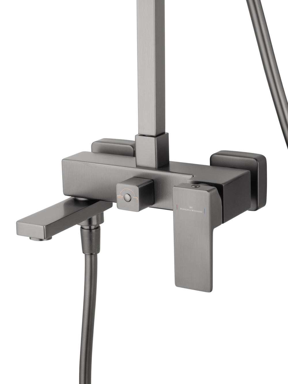 Душевая система WONZON & WOGHAND CUBE 2.0, Темный графит (WW-88047068-BGM)