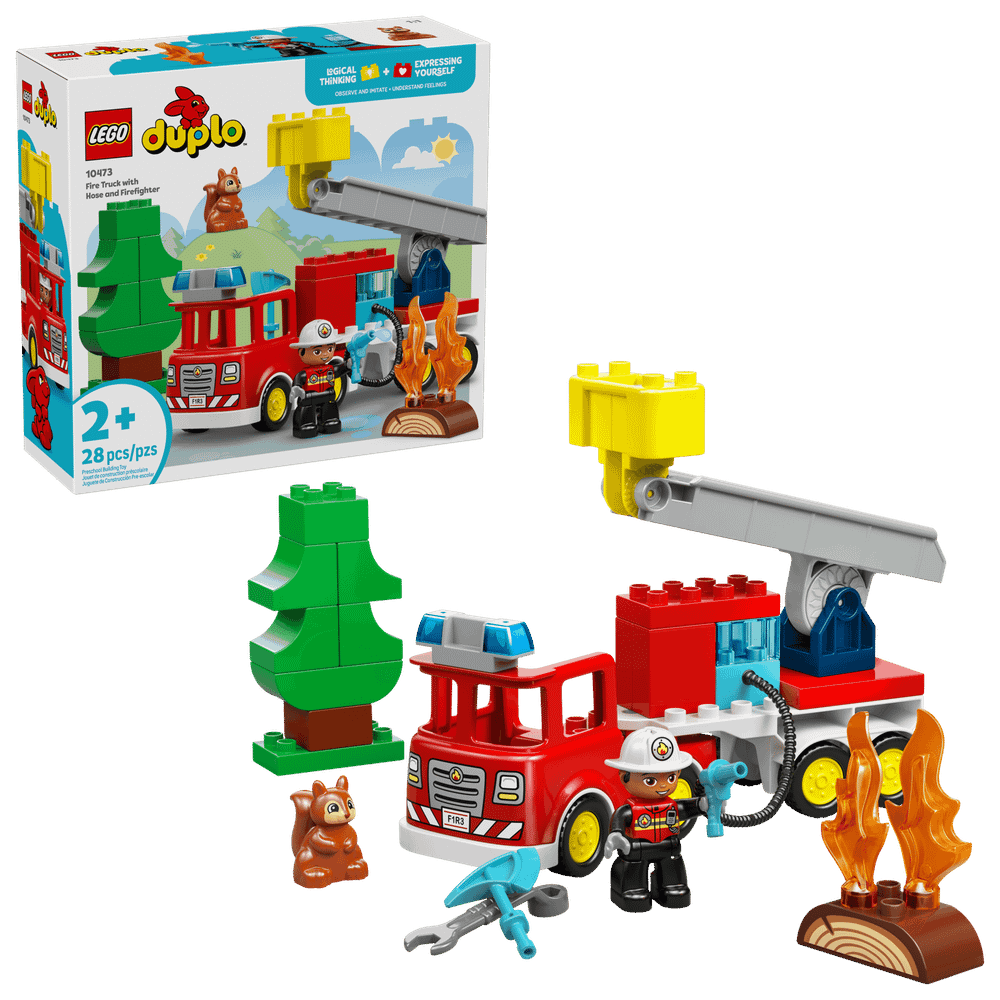 Конструктор LEGO Duplo 10473 Fire Truck with Hose and Firefighter