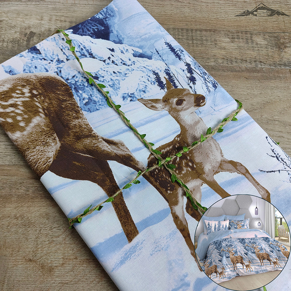 Поплин &quot;Волшебный лес&quot; | ш.220 см | 115 г/м² | хлопок-100%