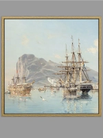 Картина на стену интерьерная на холсте 54*54 см