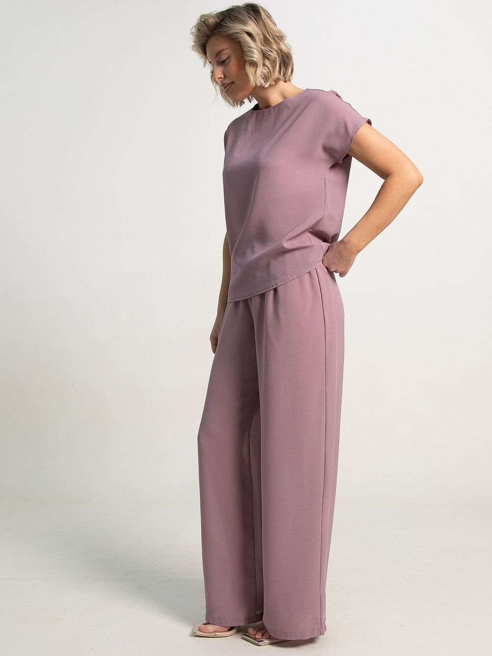 Костюм брючный Илона (пыльная роза) К15601-50М LT Collection