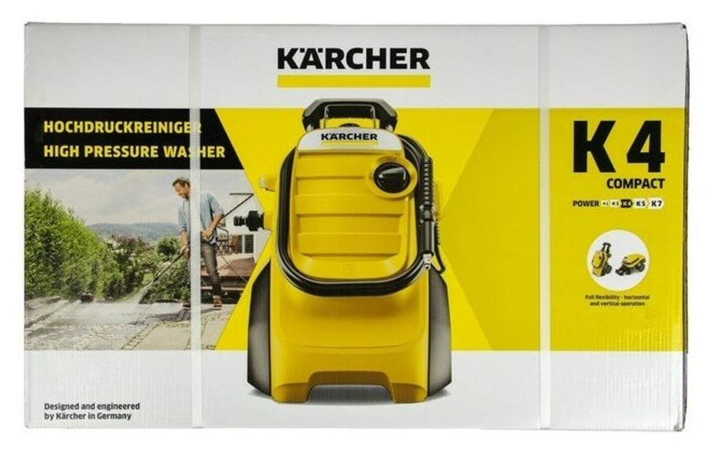 Мойка высокого давления KARCHER K 4 Compact (1.637-500.0), 130 бар, 420 л/ч