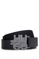 Кожаный ремень HU-GO_Os30_tap-le HUGO - черный(50504607)