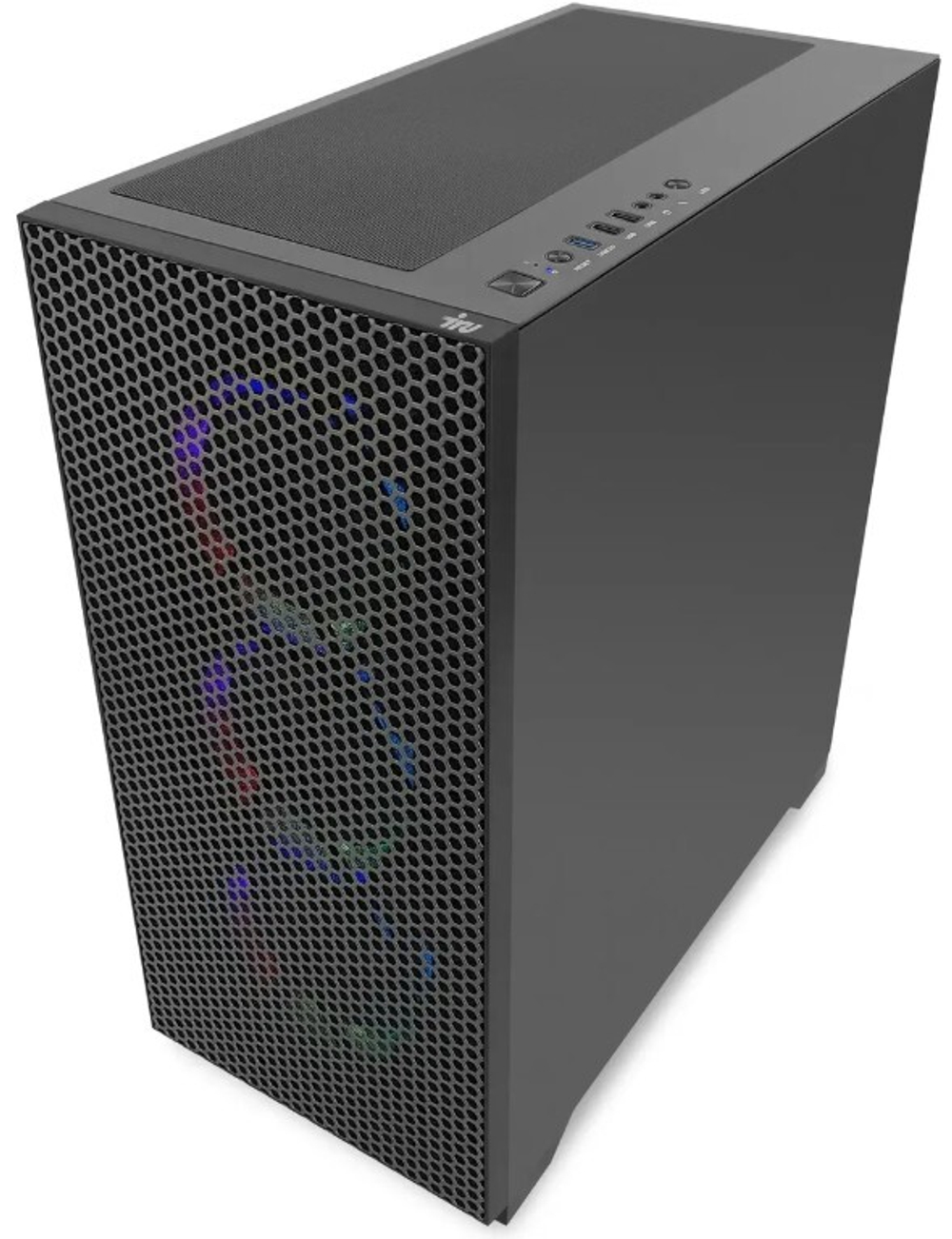 Системный блок iRu Game 710Z7GP Intel Core i7, 64 ГБ, 1 Тб, nVidia GeForce RTX 4060Ti,  ОС Не установлена