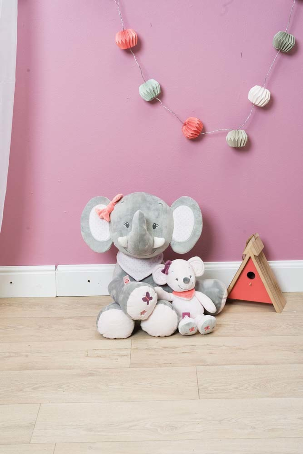 Мягкая игрушка Nattou Soft Toy Adele & Valentine 75 см