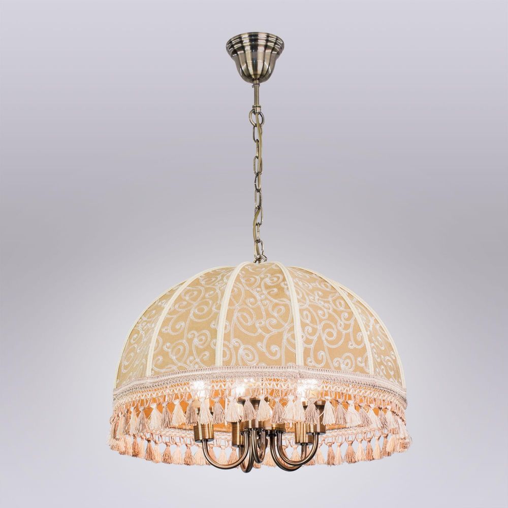 Citilux Базель CL407155 Люстра с абажуром Вышивка