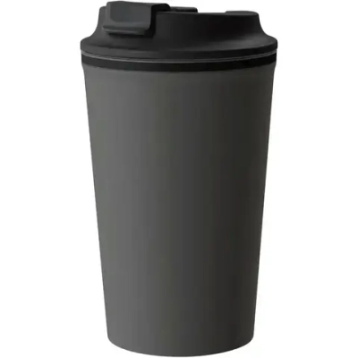 Термостакан с клапаном, 350мл, темно-серый
